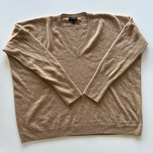 J.Crew Cashmere V-Neck Sweater, Size Large
